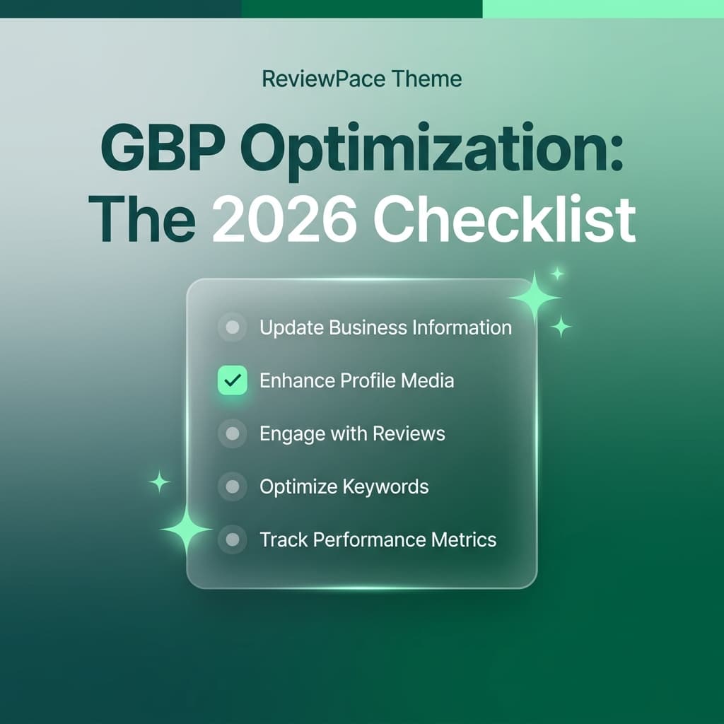 A futuristic digital checklist for Google Business Profile optimization in 2026
