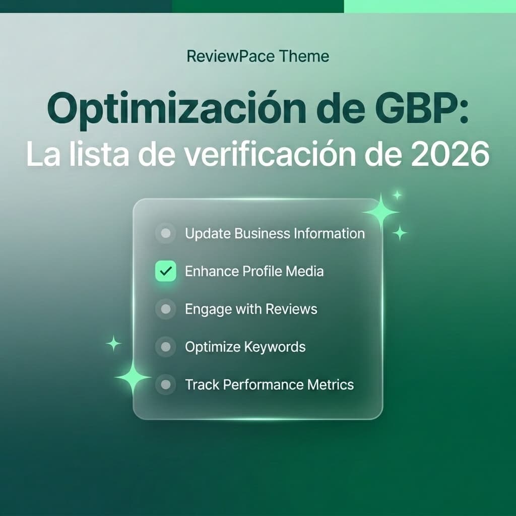 Una lista de verificación digital futurista para la optimización de Google Business Profile en 2026