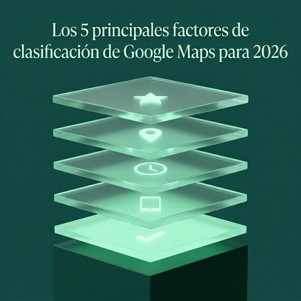 Los 5 principales factores de clasificación de Google Maps para 2026