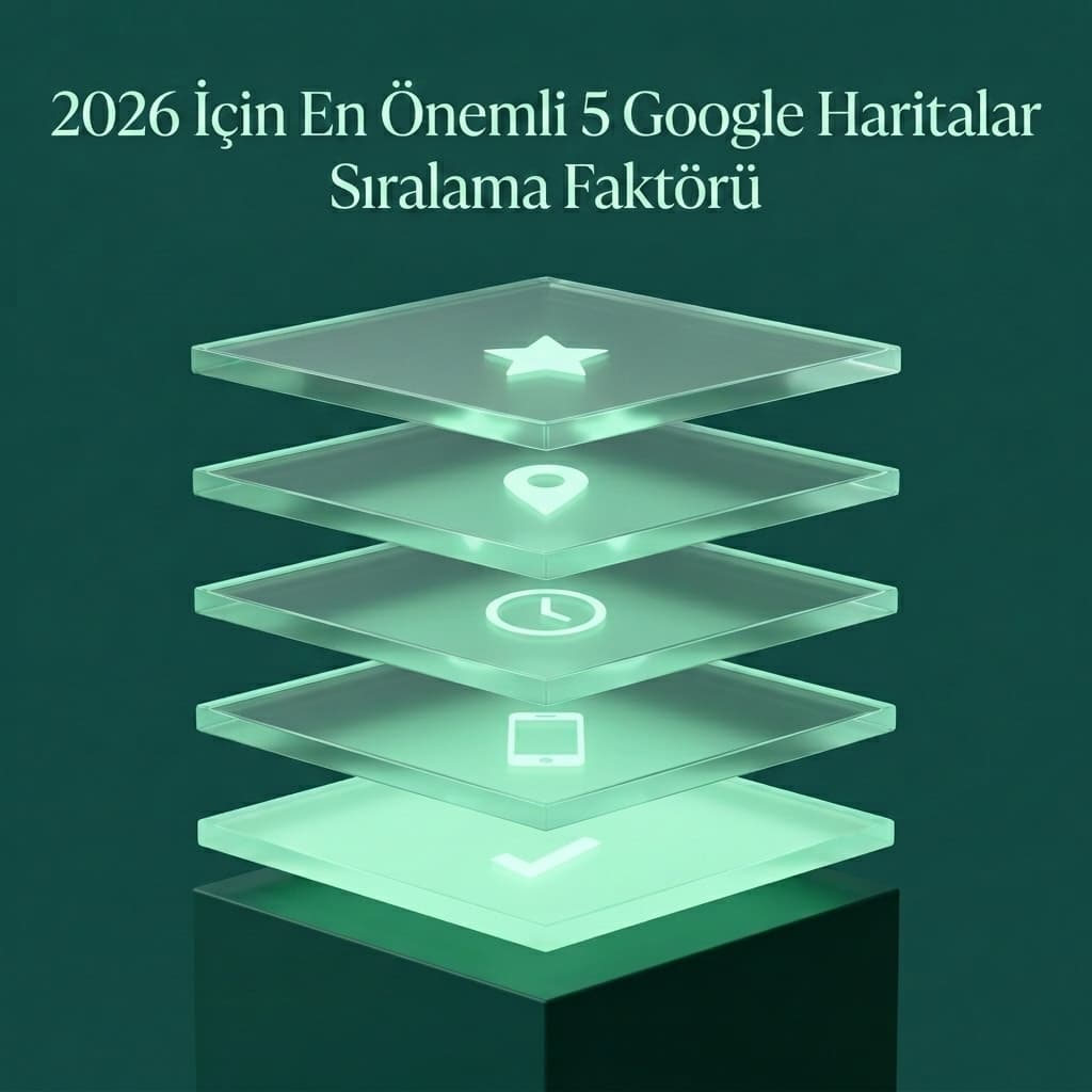 2026 İçin En İyi 5 Google Haritalar Sıralama Faktörü