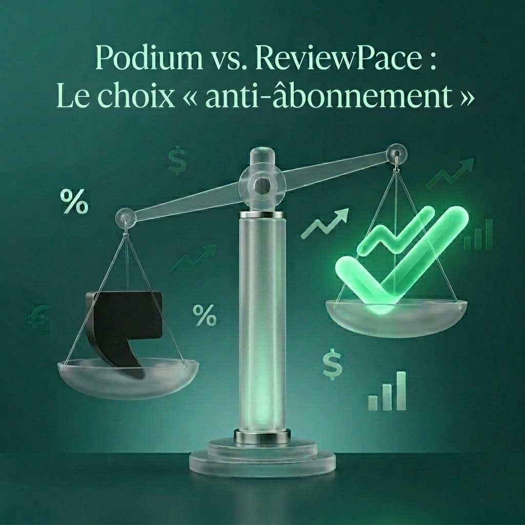 Podium vs ReviewPace : Le choix 'Anti-Abonnement'