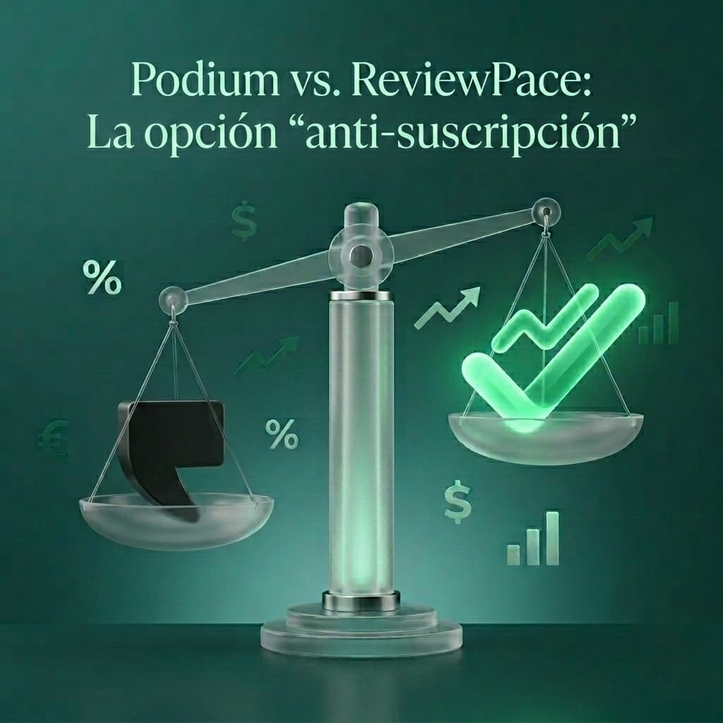 Podium vs. ReviewPace: La elección 'Anti-Suscripción'